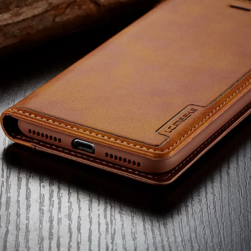 Магнитный чехол-кошелек из натуральной кожи для iPhone XR 7 XS Max чехол s держатель для карт чехол для Coque iPhone X 6s 8 Plus 6 11