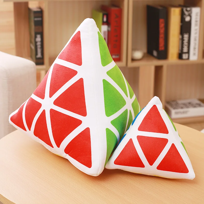 Креативный волшебный куб плюшевая подушка Геометрическая фигурка 3D кубический