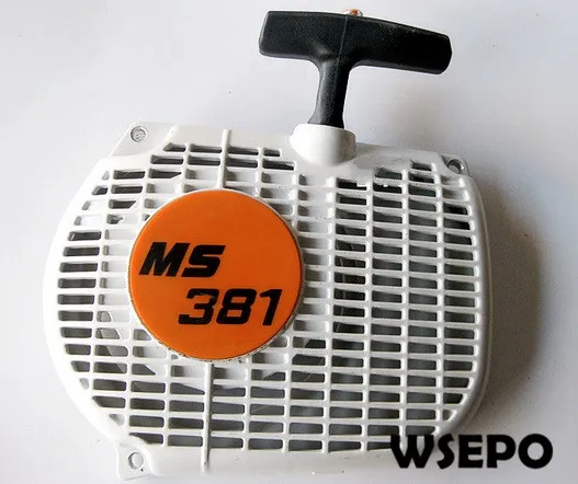 Высшее качество! Вытяжной старт для MS381 маленький бензиновый 02 тактный