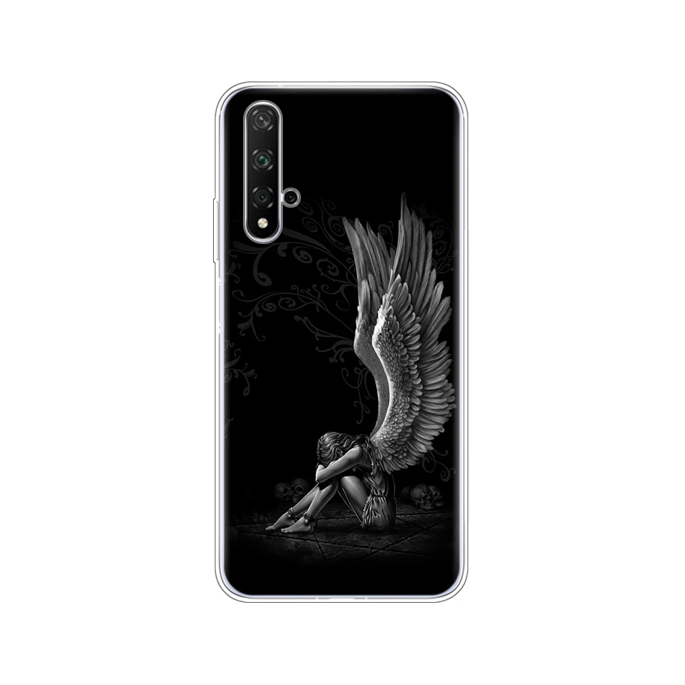 80294 Чехол для Honor 20, силиконовая задняя крышка, чехол для телефона Huawei Honor 20 Pro Lite, YAL-L21 YAL-L41, роскошный чехол, полная защита 360 - Цвет: 80294