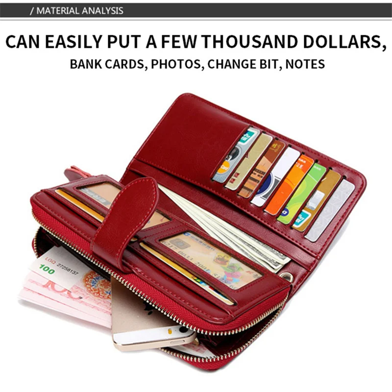 Кошелек COWATHER Женский из натуральной коровьей кожи 6 цветов P11049|leather for women|brand women