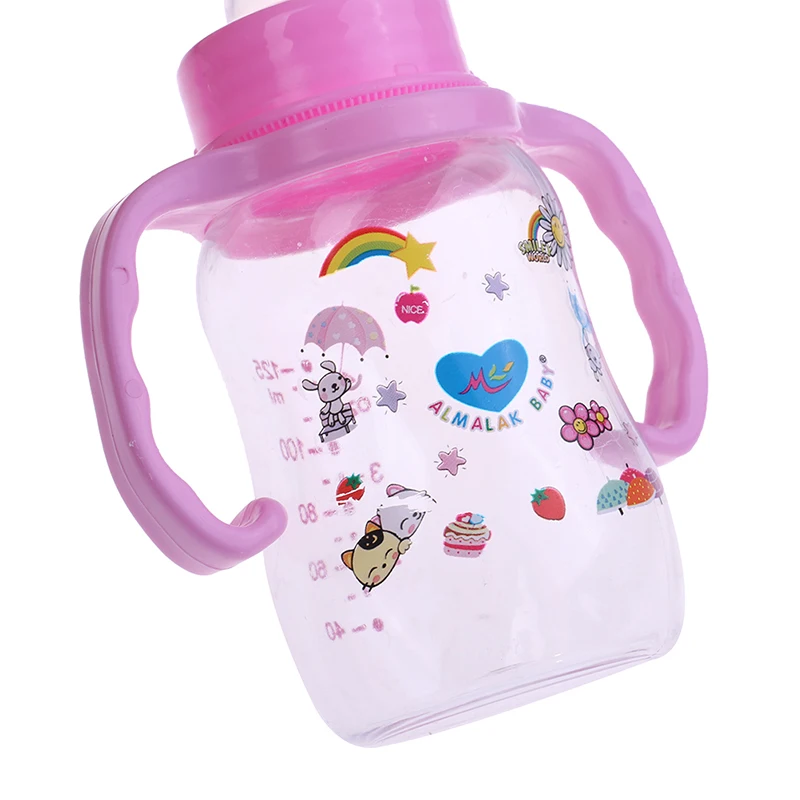 

125ml Baby Feeding Bottles Cups Learn Feeding Drinking Water Bottle Soft Sippy Training Cup for Kids Baby Feeding Cup