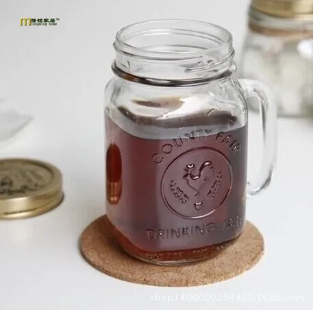 1PC 500ML Glass Whiskey Liquor Wine Cocktail cock cup Libby glass taro cents Mexican beverage retro bottle JR 1090 | Дом и сад