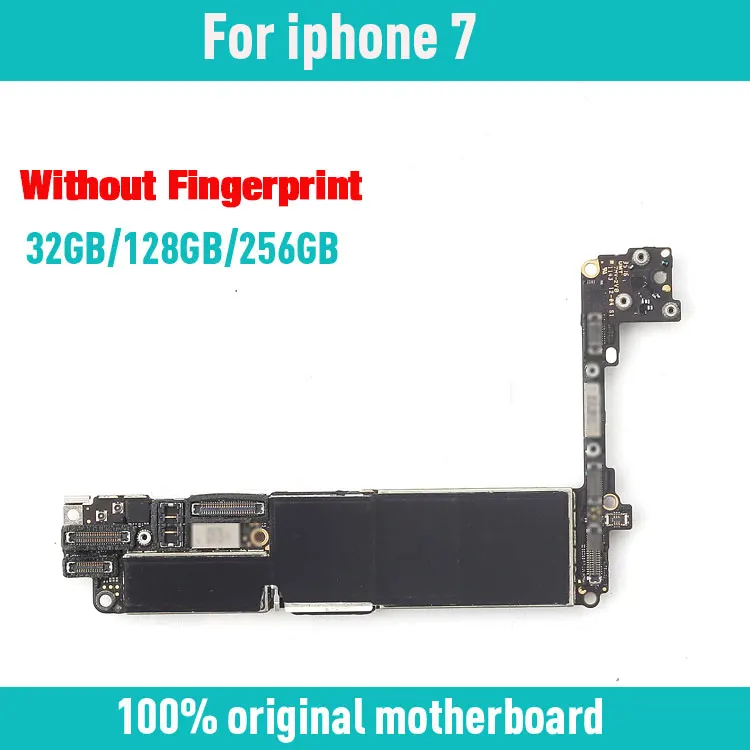 32 Гб 128 ГБ 256 ГБ для iphone 7 4,7 дюймов материнская плата с/без Touch ID, оригинальная разблокированная для iphone 7 материнская плата с чипами