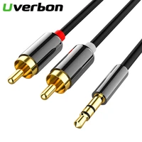 rca cable 2rca to 3 5mm jack audio cable 3 5 mm jack rca aux cable for phone edifer home theater dvd speaker louder