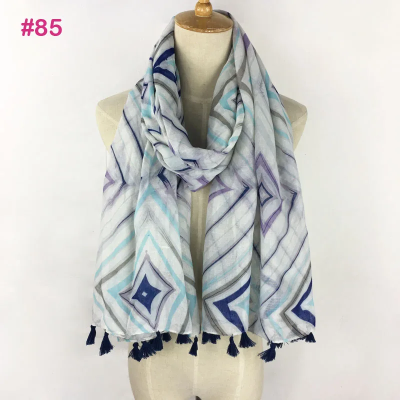 2018 latest style fashion long 100% viscose light weight heart women scarf tassel shawl with fringe | Аксессуары для одежды