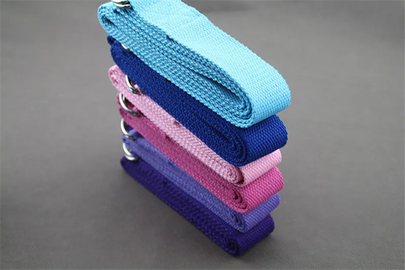 Фитнес многоцветные пояса для йоги растягивающийся ремешок d образное кольцо