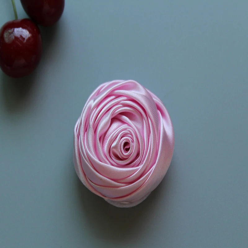 2015 новое поступление Многослойные розы цветы для повязки на голову атласная роза