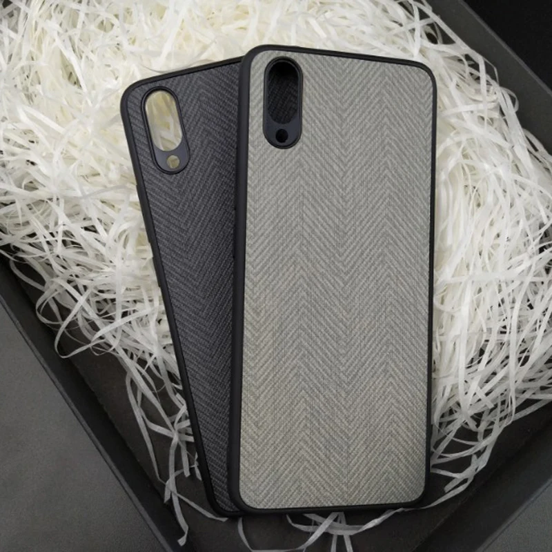 6 59 &quotЗеленый цвет чехол для vivo NEX S coque ткань кожа задняя крышка NEXS телефонные