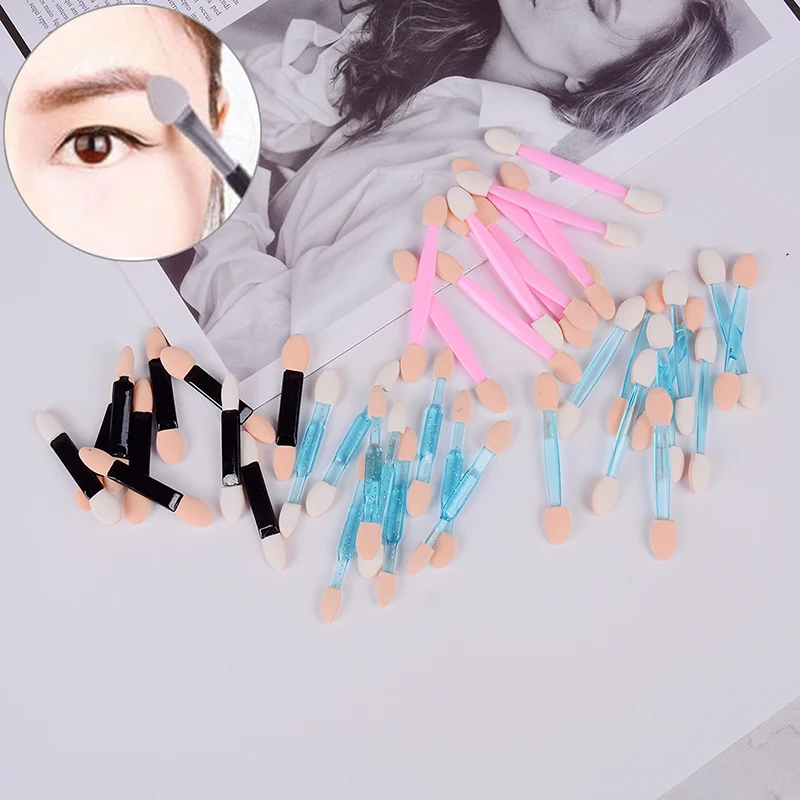 10 штук упак. палочка DIY Beauty Styling Женская Косметическая двухголовая губчатая щетка