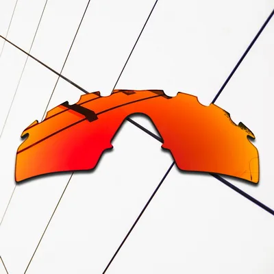 Fire Red Polarized E.O.S поляризованные Сменные линзы для Оукли M оправа Strike солнцезащитные очки с отверстиями-разнообразие цветов - Lenses Color: Fire Red Polarized