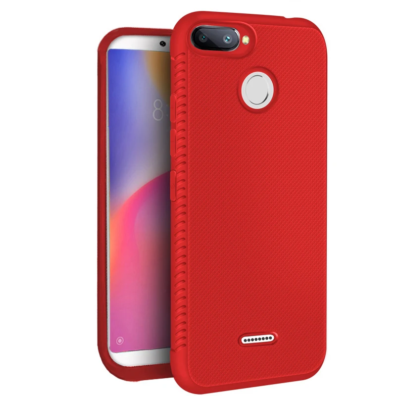 Red Чехлы для телефонов Xiaomi Redmi Note 7 6 5 Pro 6A 4X ультра тонкий силиконовый мягкий ТПУ чехол для Redmi Note 5 6 противоударный чехол - Цвет: Red