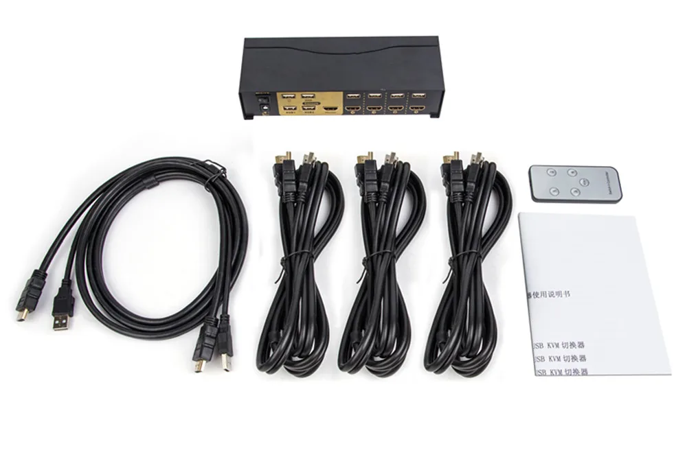 Hdmi коммутатор 4 в 1 выход usb KVM Конвертация несколько компьютеров поделиться