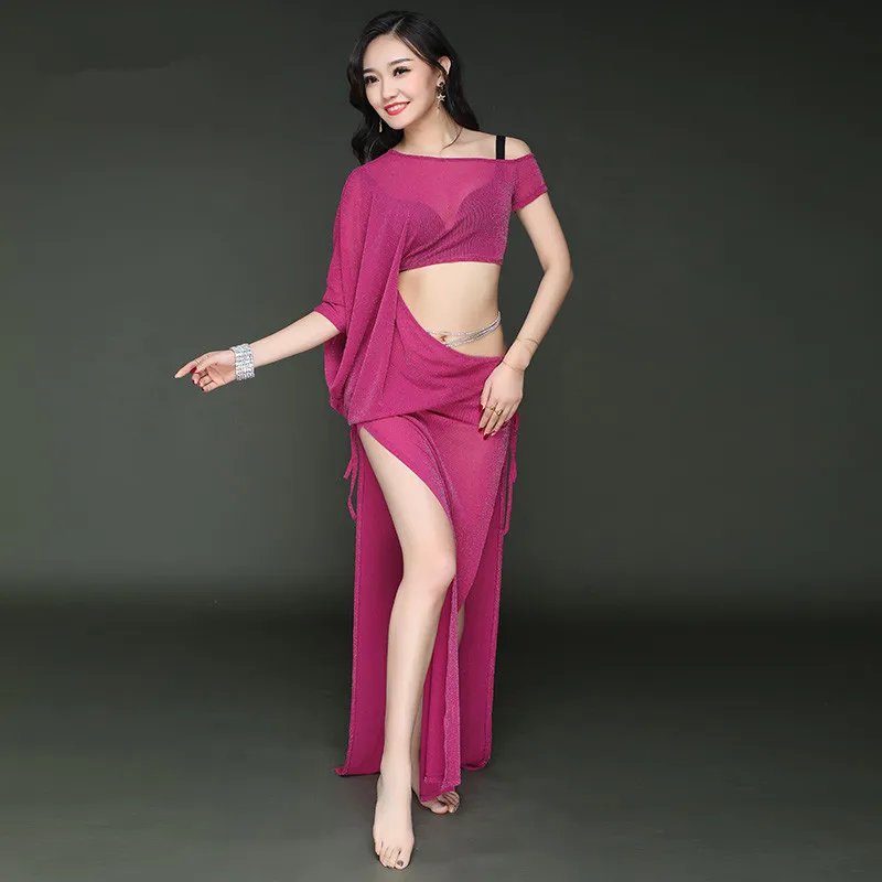 Gorgeous country spring summer belly dance elegant dress Open fork sexy uniforms clothing | Тематическая одежда и униформа