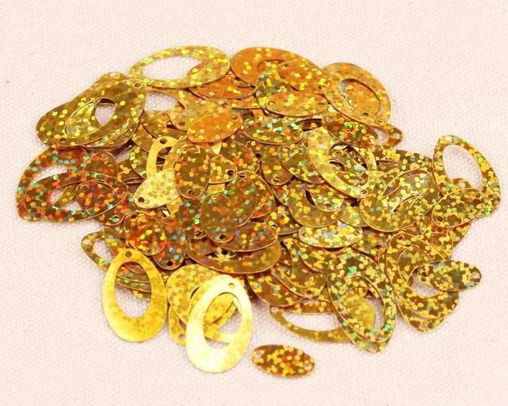 DIY handmade jewelry accessories clothing Footwear 14 * 22 egg-shaped sequins | Дом и сад