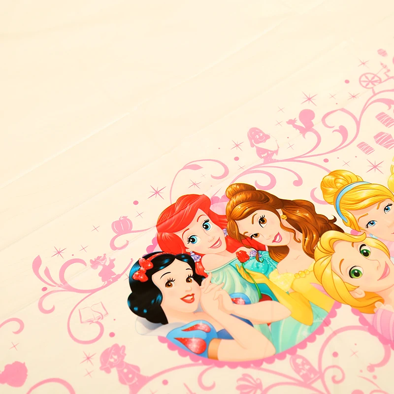 

Disney Princess Theme Party Cup Plate Tablecloth Birthday Party Decorations Girls Favor Birthday Party Decorations Dinner Sets