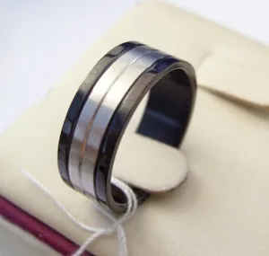 Новые модные из нержавеющей стали серебряные блестящие круглые брелок никогда не тускнеет уникальные кольца для женщин ювелирные изделия оптом