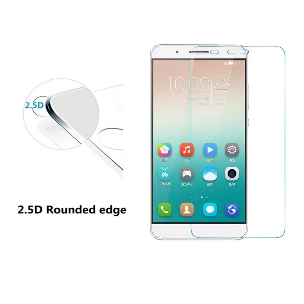 Закаленное Стекло Для Huawei Honor 7I HP01 Телефон 9 H 0.33 мм закаленное протектор экрана