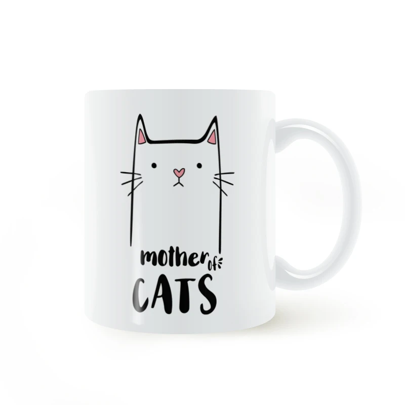 Mother Of Cats Кружка Кофе Молоко творческая керамическая кружка DIY подарки Домашний