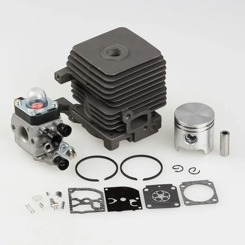 Поршень Наборы с Карбюратор Carb ПОДХОДИТ STIHL FS55 FS45 BR45 KM55 HL45 HS45 HS55 триммер 34 мм |