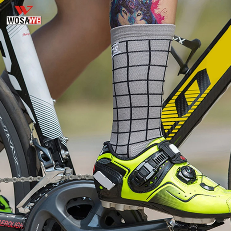 WOSAWE спортивные носки до колена летние для езды на велосипеде футбола дезодоранты