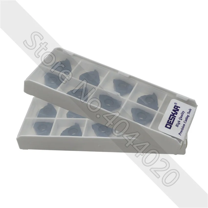 

10P DESKAR 11IR 14BSPT LDA Threading Carbide Insert Lathe Cutter Tool Dedicated-steel stainless steel