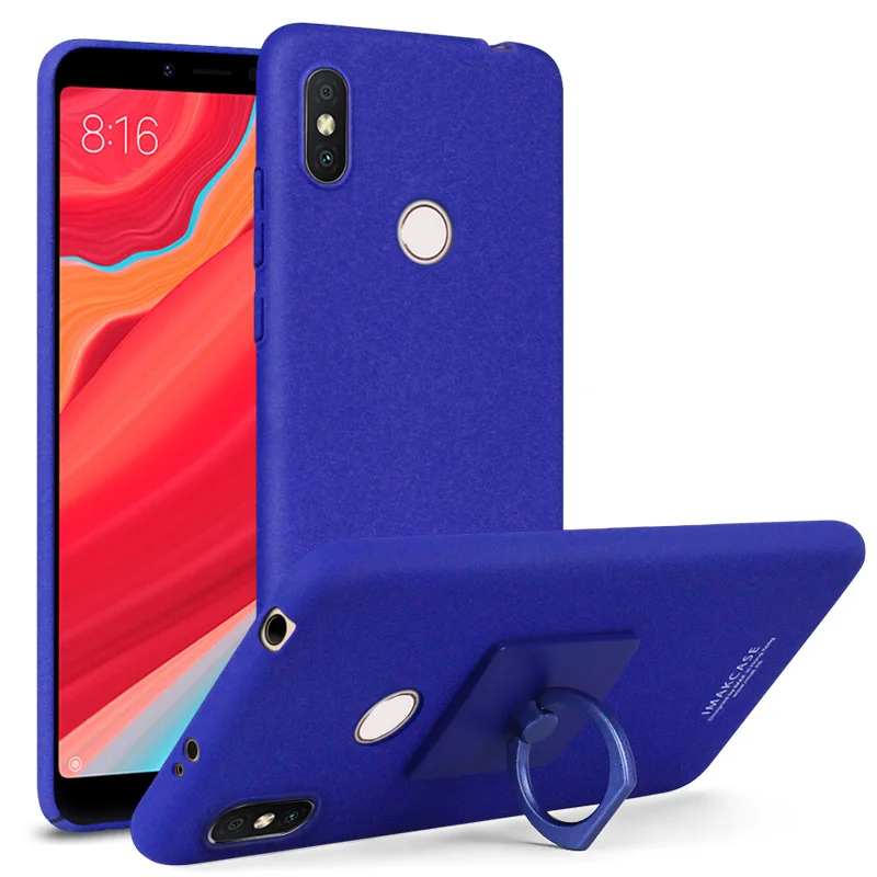 iMak Cowboy Frosted Shell Hard Cover Phone Case For Redmi Y2 + Screen Protector Film Xiaomi S2 |