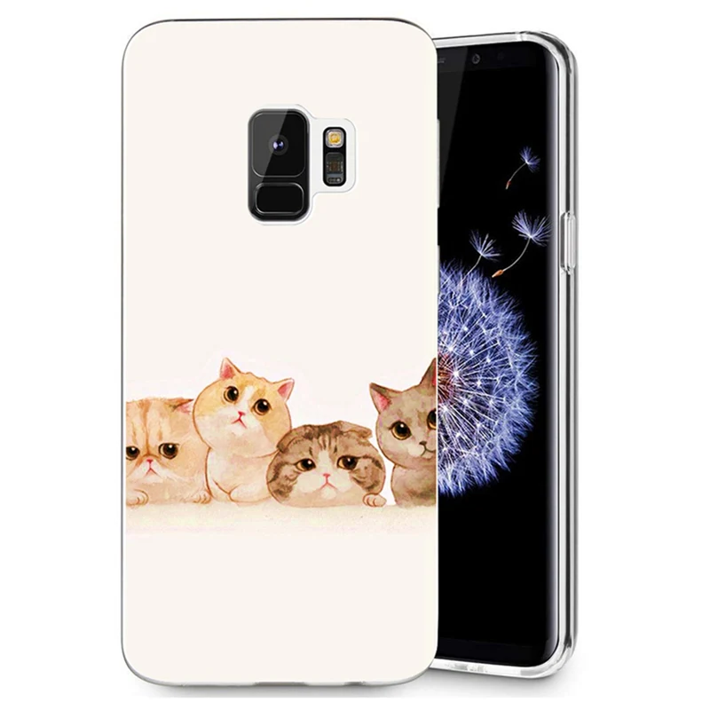 Для Samsung Galaxy S9 S9Plus S8 Plus S7 edge Note 8 J320 J530F J720 A3 A5 2017 TPU силиконовый милый чехол с