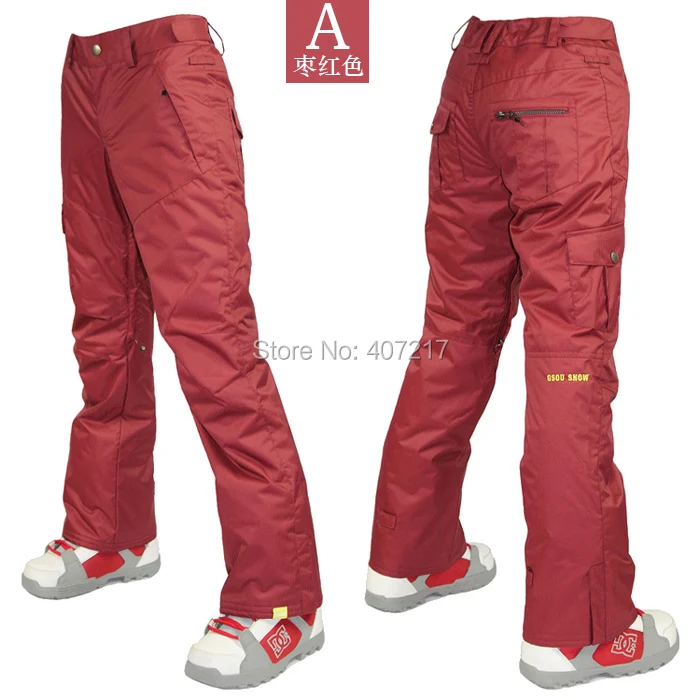 Женские черные лыжные штаны, женские белые штаны для сноубординга, верховой езды, зимние штаны, уличные цветные спортивные брюки, водонепроницаемые 10k дышащие