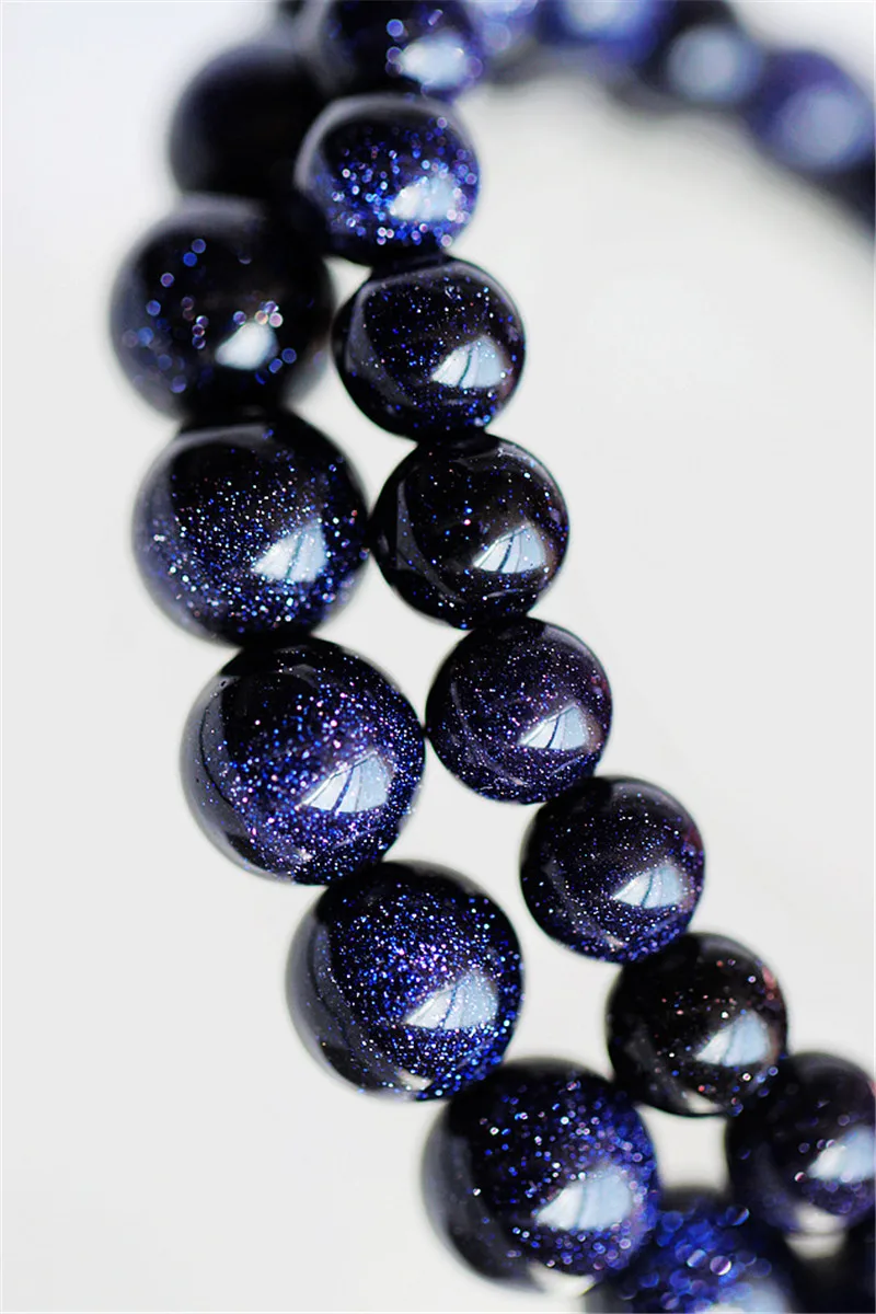 Браслеты с голубым песком браслеты для женщин и мужчин эластичные из