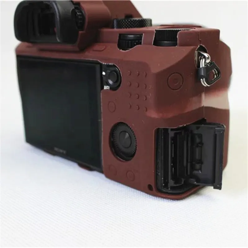 Силиконовый чехол для видеокамеры резиновый камеры защитный корпуса Sony A7III A7R3 A7
