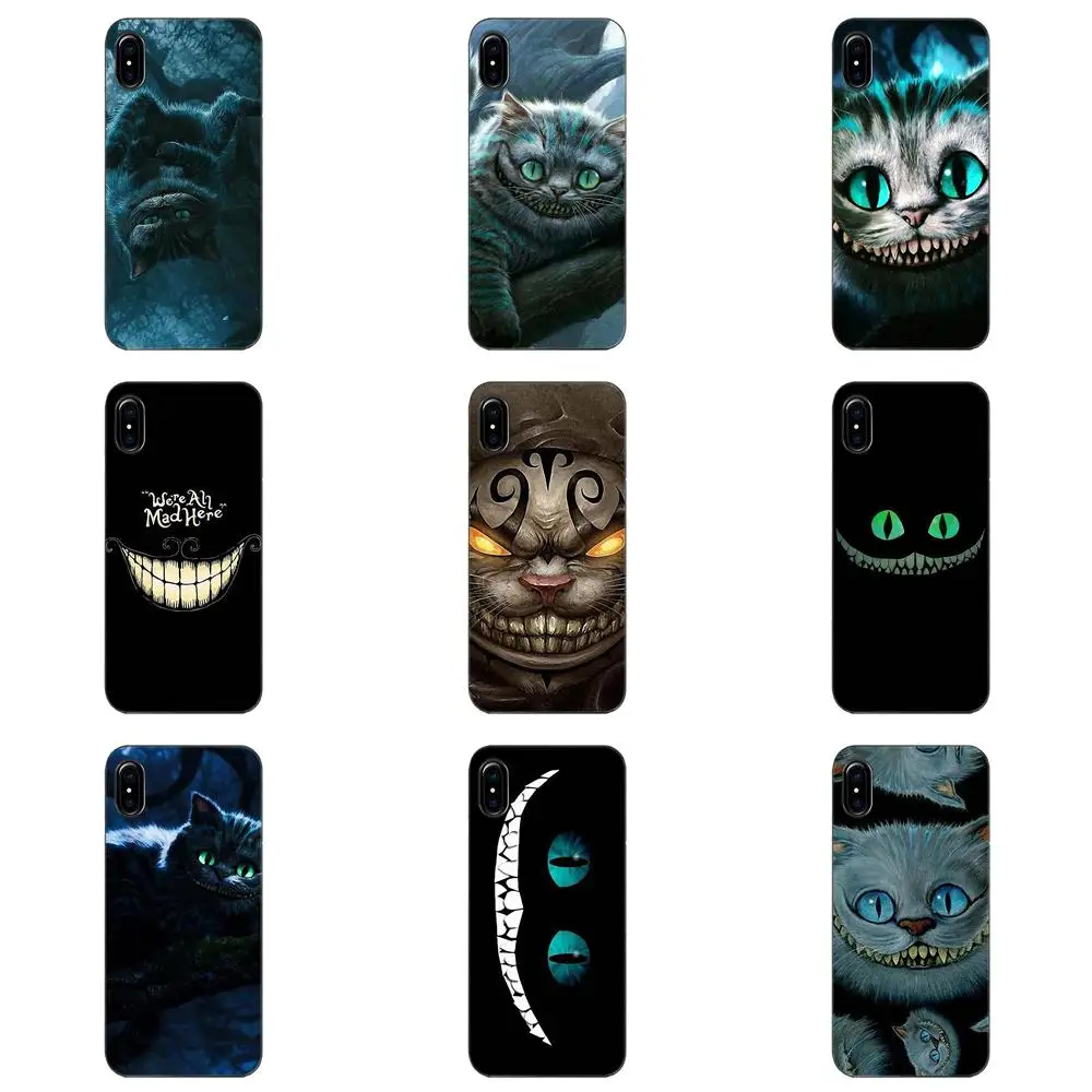 Алиса в стране чудес Чеширский кот для Huawei G8 Honor 5C 5X 6 6X 7 8 9 Y5II Mate P7 P8 P9 P10 P20 Lite Plus 2017