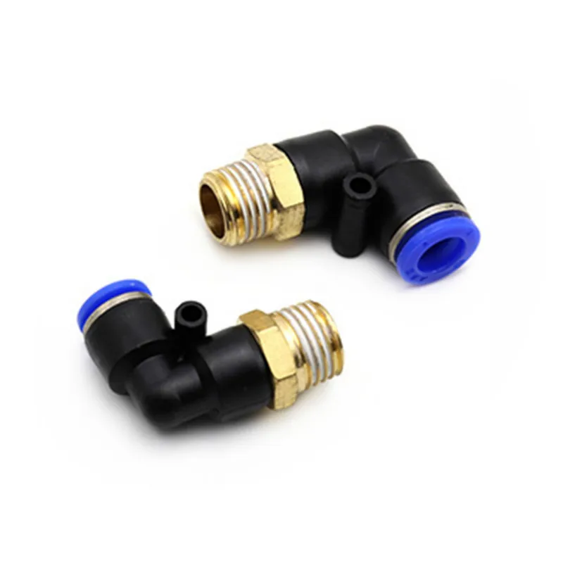 PL &quotшланг OD 4 6 8 10 12 мм 1/8'' 1/4 'Ɖ/8'' BSP с наружной резьбой пневматический
