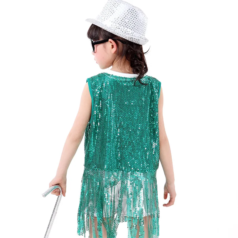 Бесплатная доставка детские костюмы джаз хип хоп Танцевальная Одежда для