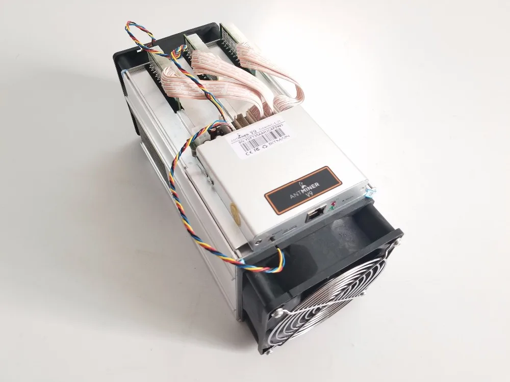 Новейший AntMiner V9 4TH/S Биткоин BCH BTC BCC Майнер без блока питания лучше чем Antminer S9 Ebit E9