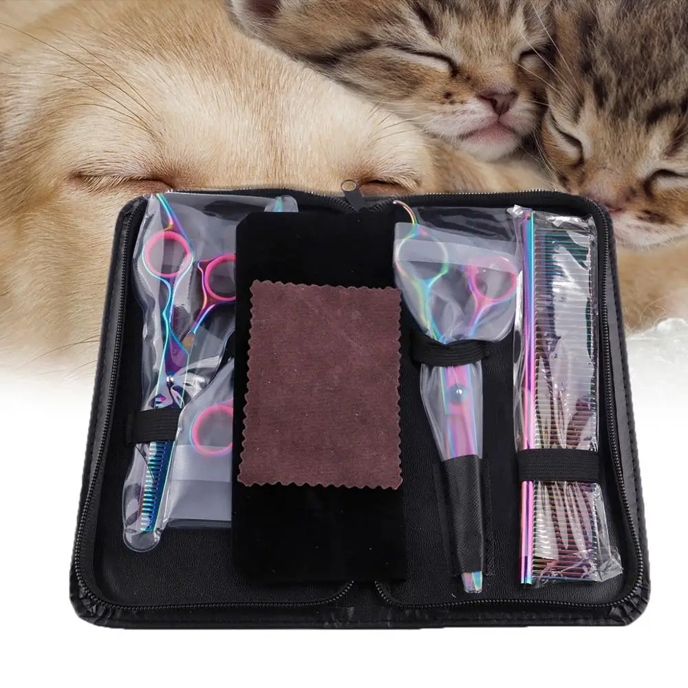 Совершенно новый профессиональный комплект для ухода за собакой ножницы костюма