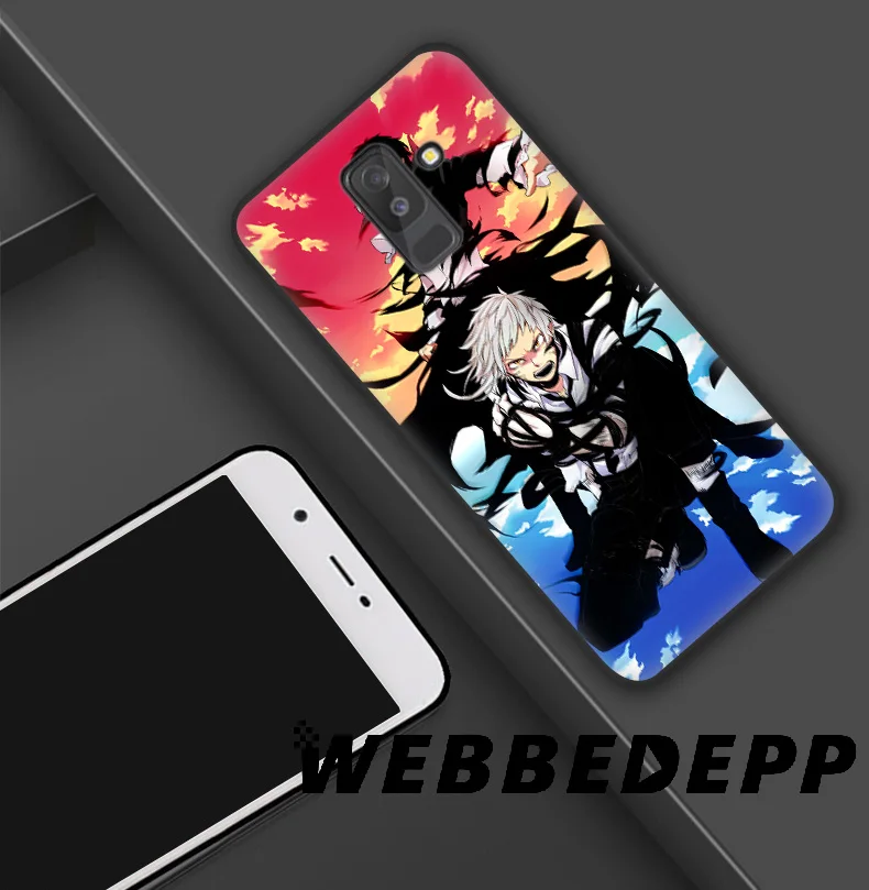 WEBBEDEPP Bungou Stray Dogs Anime Soft Silicone Case for Samsung Galaxy A9 A8 A7 A6 Plus 2018 A5 A3 2017 2016 Note 9 8 |