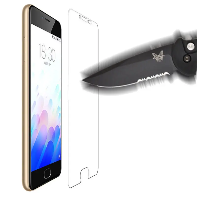 9H 2.5D 0 26 мм Закаленное стекло протектор для Meizu M3 Note 5 дюймов экран закаленное