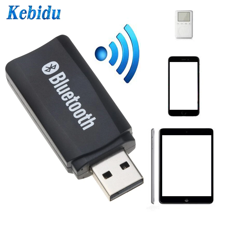 Kebidu USB Bluetooth приемник AUX беспроводной музыкальный адаптер стерео аудио