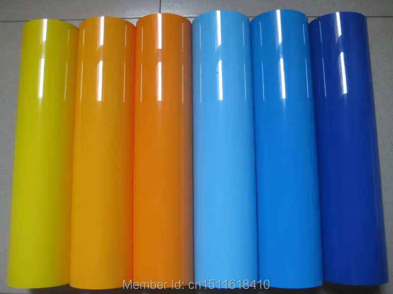 CDU-09 ярко-синий цвет теплопередачи винил тепловой полиуретан виниловая
