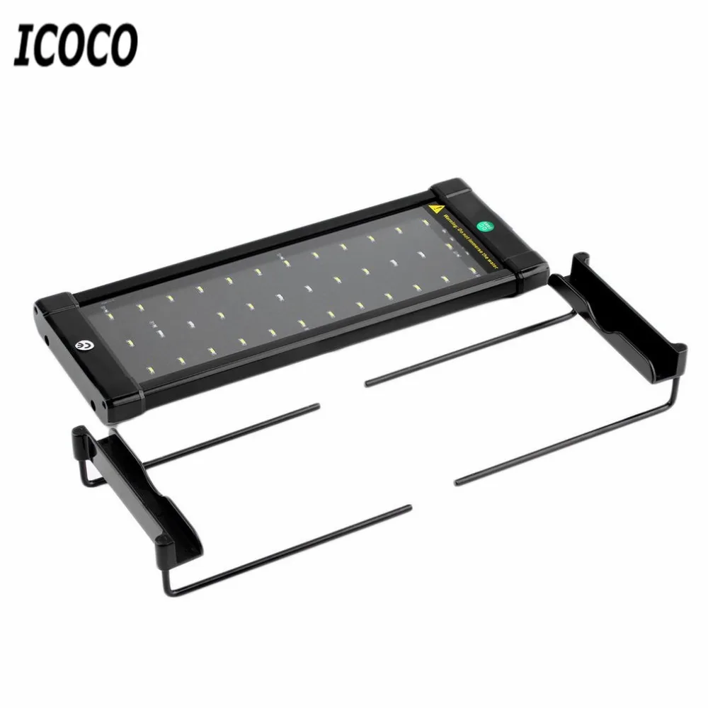 ICOCO Водонепроницаемый подводный аквариум светильник ing SMD 6W 28 CM светодиодный