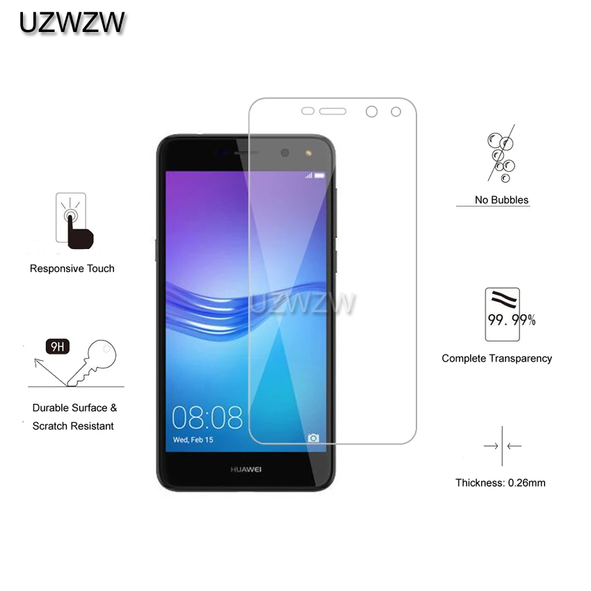 2 шт для huawei Y6 Премиум 2.5D 0,26 мм Закаленное стекло-экран протектор для huawei Y6 защитное стекло