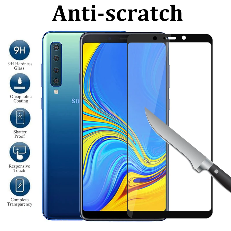 Защитное стекло для samsung galaxy a7 2018 armor sansumg galax 7a протектор sumsung glaxy a 7 закаленное |