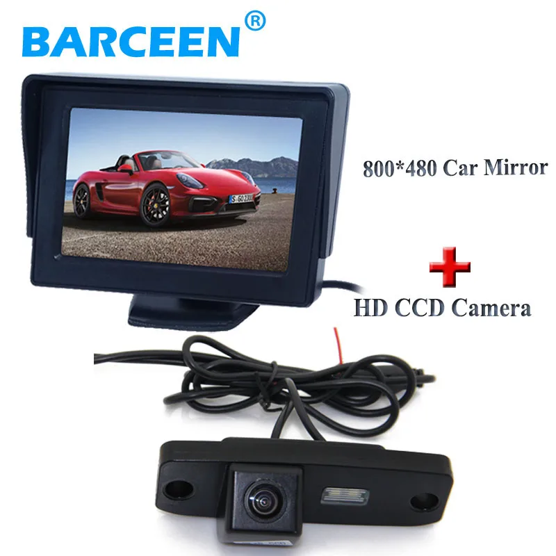 

Car display monitor 4.3" lcd screen+car rearview camera fit for Hyundai Elantra Terracan Tucson Accent/For Kia Sportage R 2011