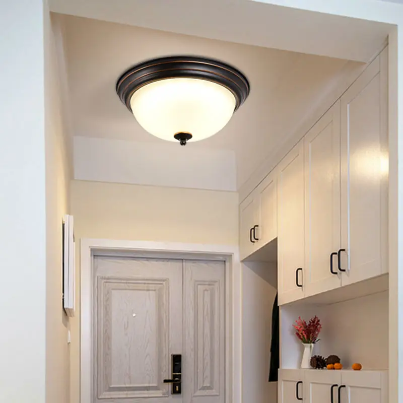 Huiteman светодиодный Потолочные светильники Кабинет круглый простой Стекло