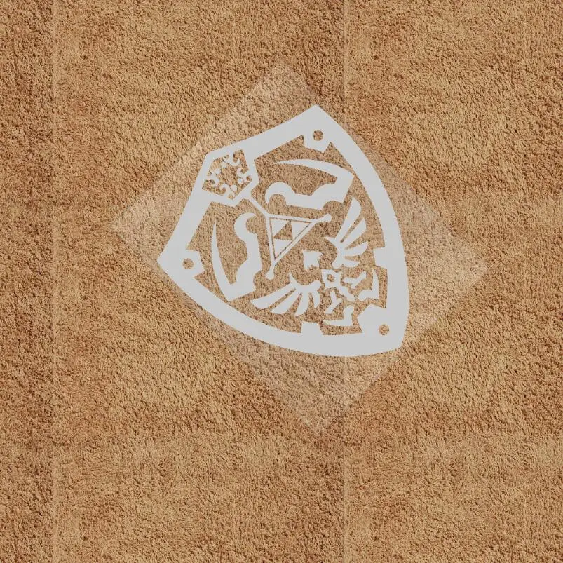 

Zelda водонепроницаемые автомобильные наклейки и виниловые наклейки для ноутбука, забавные виниловые наклейки (черный/серебристо-белый)