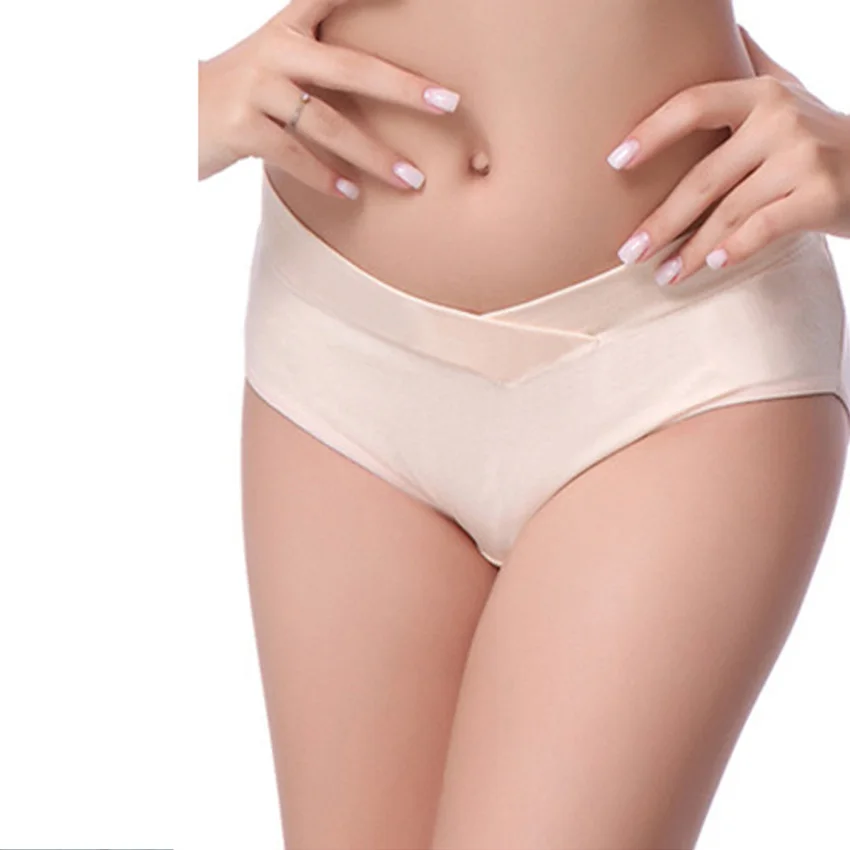 skin pant Gourd Doll бюстгальтер для беременных и кормящих мам хлопковый комплект нижнего белья для беременных для грудного вскармливания одежда для мам - Цвет: skin pant