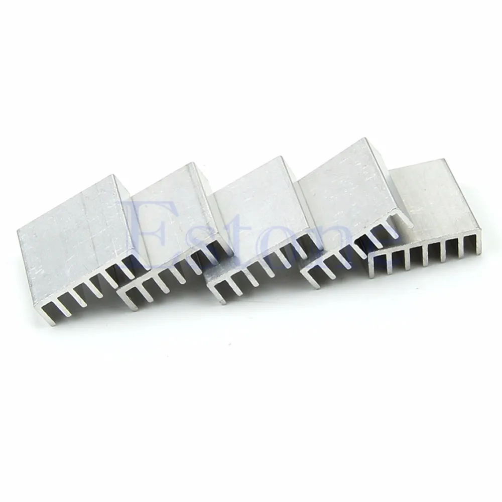 5 шт./компл. 20*20*6 мм высококачественный алюминиевый теплоотвод для LED Power Memory Chip IC
