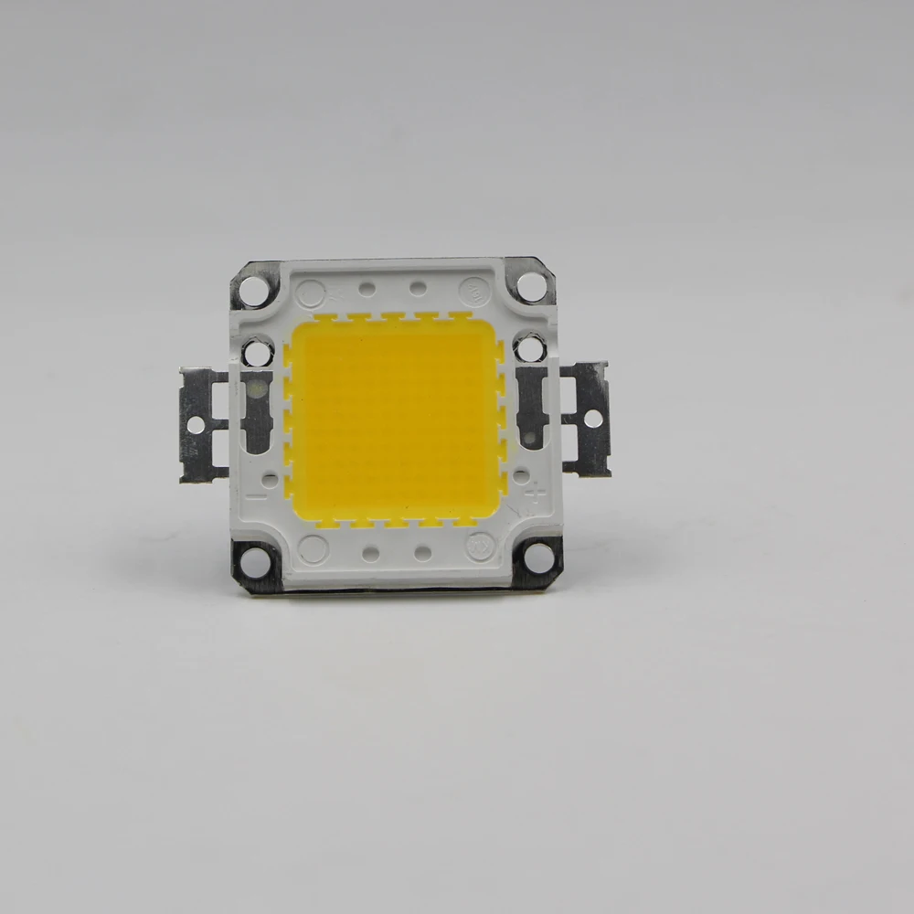 COB светодиодный чип лампа Chips 10W 20W 30W 50W 100W для Точечный светильник потолочные светильник сада квадратный DC 12V 36V Интегрированный Светодиодный светильник из бисера