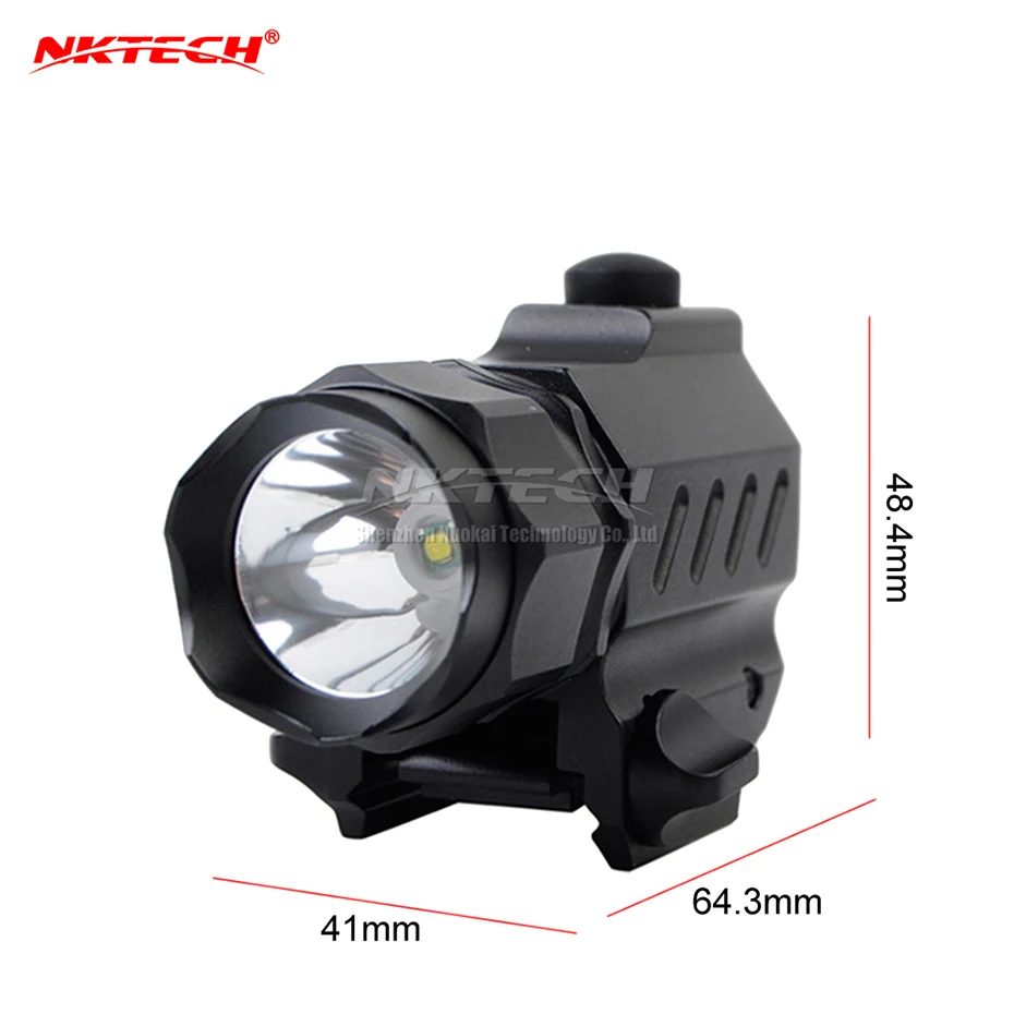 G01 72g NKTECH тактический светодиодный пистолет вспышки светильник мини G01 G02 G03 G07 G10 P05 P10 XP-G2 2-режим пистолет фонарь светильник для Пеший Туризм Охота - Испускаемый цвет: G01 72g